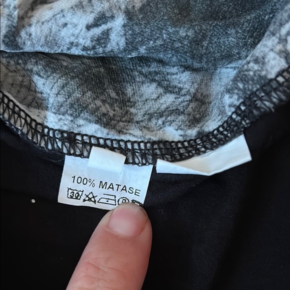 Dracula's Castle Scenic‎ Print Black Women's Top L vampire - Picture 4 of 8